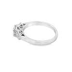 Parrys Jewellers 18ct White Gold 0.50ct GSI Diamond Ring TDW 0.77ct