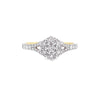 Parrys Jewellers 9ct Yellow Gold Diamond Engagement Ring TDW 0.20ct