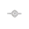 Parrys Jewellers 18ct White Gold Diamond Halo Engagement Ring