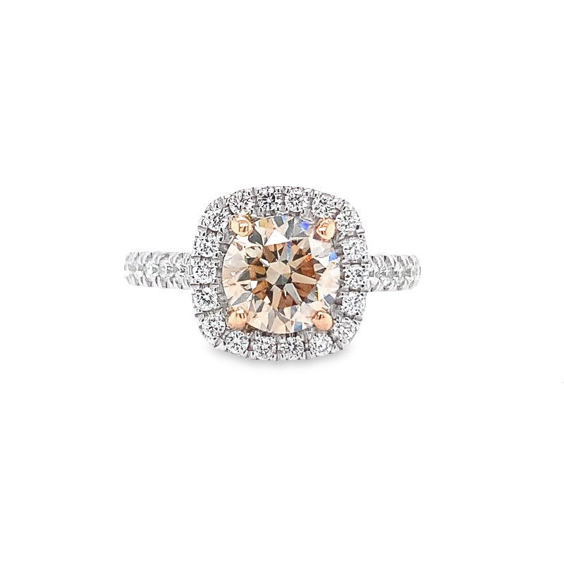 Parrys Jewellers Australian Chocolate Diamond Engagement Ring TDW 2.06ct
