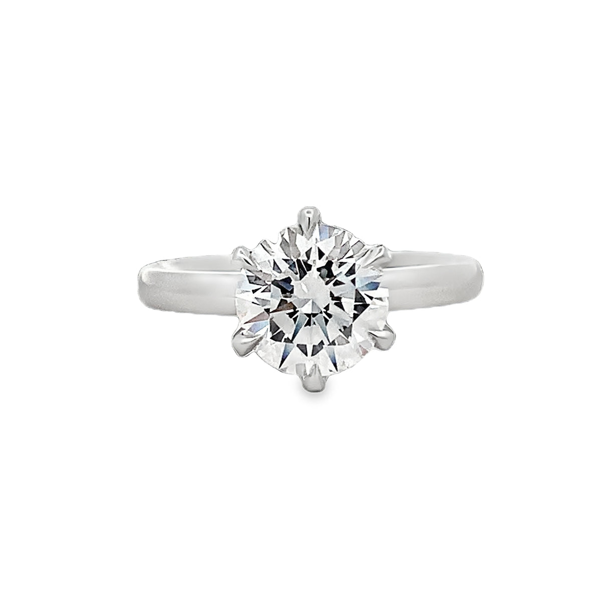 Platinum 2.00ct DVS1 Lab Grown Diamond Solitaire Ring