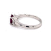 Parrys Jewellers Platinum 1.54ct Natural Ruby and Diamond Ring TDW 0.41ct