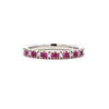 Parrys Jewellers 9ct White Gold & Rose Gold Pink Sapphire & Diamond Set Ring