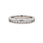 Parrys Jewellers Platinum Full Hoop Diamond Wedding Band TDW = 0.90ct