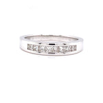 Parrys Jewellers 18 Carat White Gold Diamond Wedding Band TDW 0.39ct
