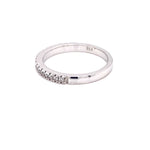 Parrys Jewellers 18ct White Gold Diamond Set Wedding Band TDW 0.25ct