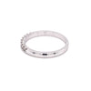 Parrys Jewellers 18 Carat White Gold Diamond Wedding Band TDW 0.14ct