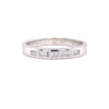Parrys Jewellers 9 Carat White Gold Diamond Wedding Band TDW = 0.18ct