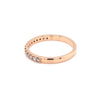 Parrys Jewellers 9ct Rose Gold Diamond Wedding Band TDW 0.24ct