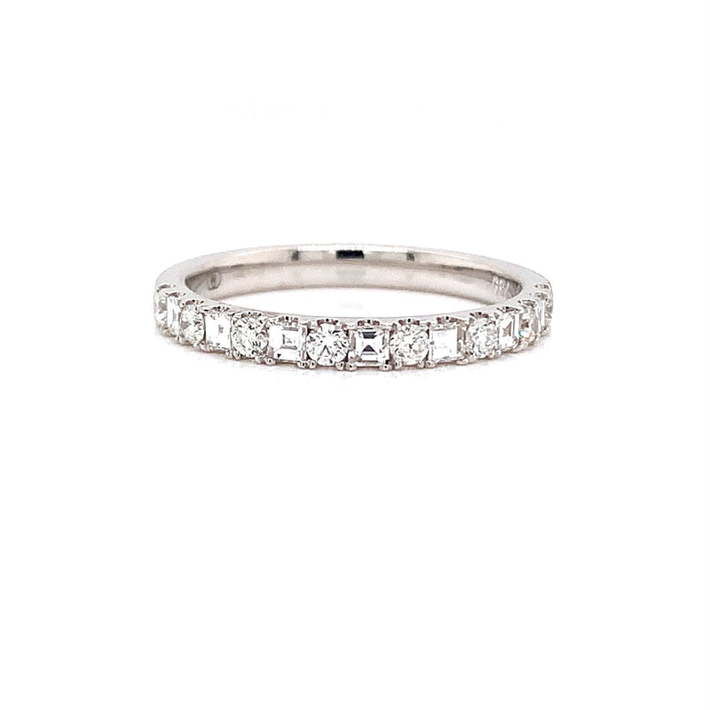 Parrys Jewellers 18ct White Gold Diamond Set Band TDW 0.55ct