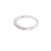 Parrys Jewellers 18ct White Gold 0.21ct Diamond Set Band TDW 0.21ct