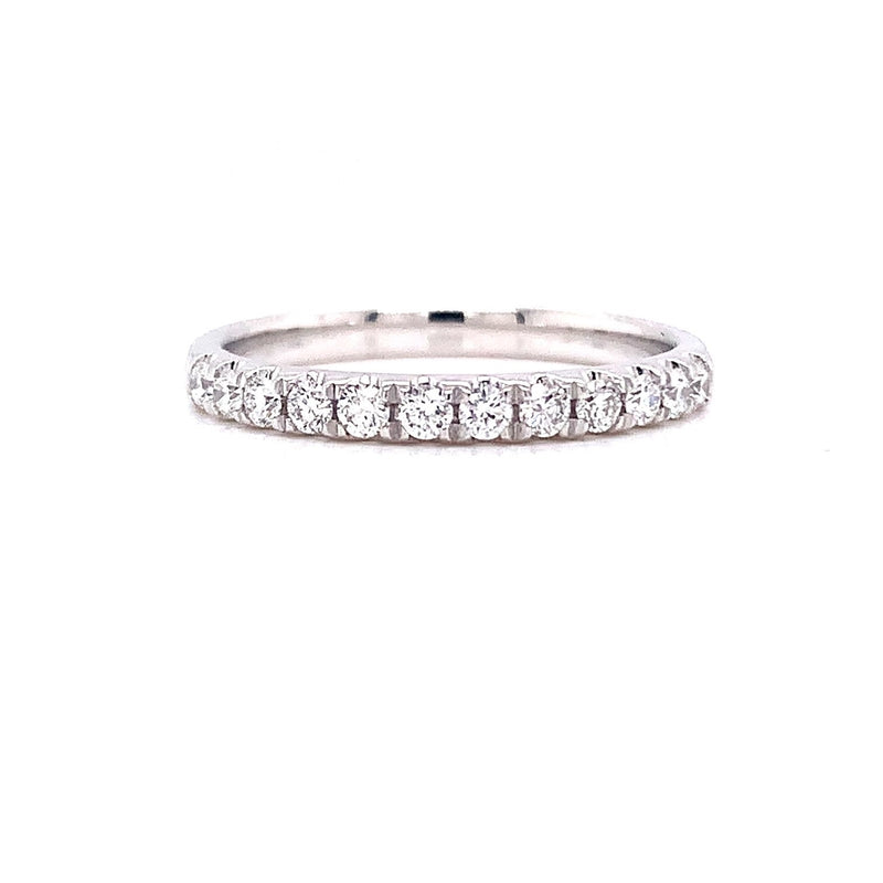 Parrys Jewellers 18ct White Gold 0.34ct Diamond Set Band TDW 0.34ct