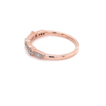 Parrys Jewellers 9ct Rose Gold Diamond Set Band TDW 0.18ct