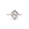 Parrys Jewellers 18ct White Gold Geometric Diamond Dress Ring