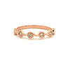 Parrys Jewellers 9ct Rose Gold Diamond Dress Ring TDW 0.21ct