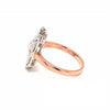 Parrys Jewellers 9ct Rose Gold Diamond Set Dress Ring TDW 0.38ct