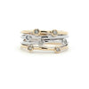 Parrys Jewellers 9ct Yellow & White Gold Diamond Ring
