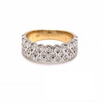Parrys Jewellers 9ct Yellow Gold Diamond Set Dress Ring TDW 1.00ct
