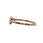 Parrys jewellers 9ct Rose Gold Diamond Set Link Ring