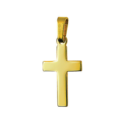 Parrys Jewellers 9ct Yellow Gold Plain Cross