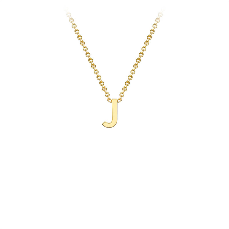 Parrys Jewellers 9ct Yellow Gold Initial 'J' Necklace 38+5cm