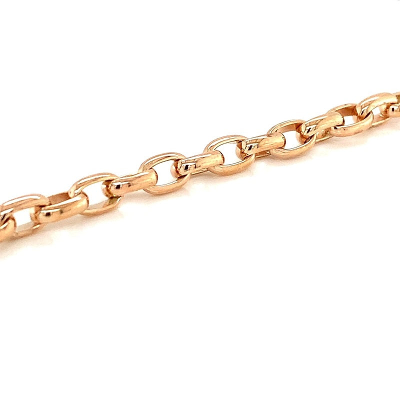 Parrys Jewellers 9ct Yellow Gold Oval Belcher Bracelet