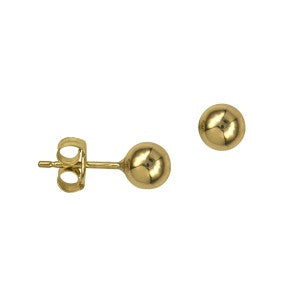 Parrys Jewellers 9ct Yellow Gold 5mm Ball Stud