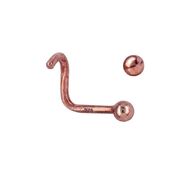 Parrys Jewellers 9ct Rose Gold Nose Stud