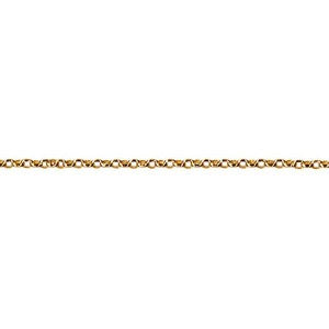 9ct Yellow Gold Oval Belcher Chain - 45cm