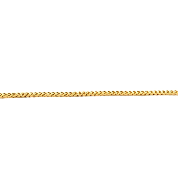 Parrys Jewellers 18ct Yellow Gold 1.3mm Franco Link Chain 55cm