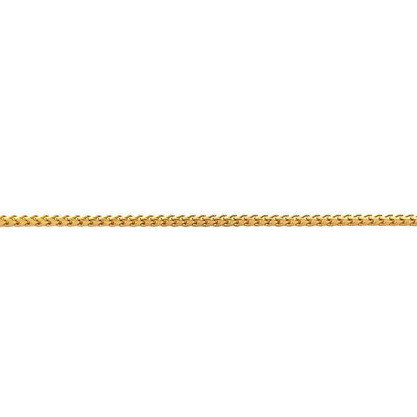 Parrys Jewellers 18ct Yellow Gold 1.1mm Franco Link Chain 40cm