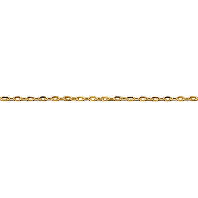 Parrys Jewellers 9ct Rose Gold Diamond Cut Cable Chain 45cm