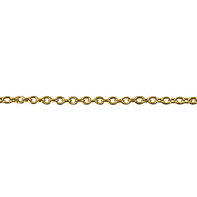 9ct Rose Gold Cable Chain 50cm