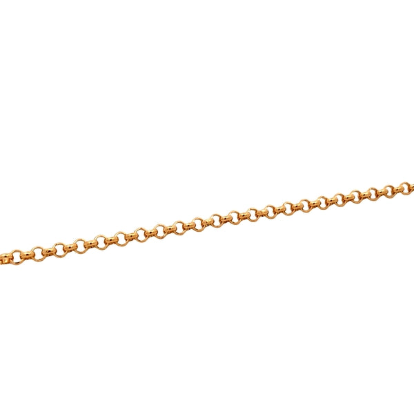 9ct Yellow Gold Belcher 60cm