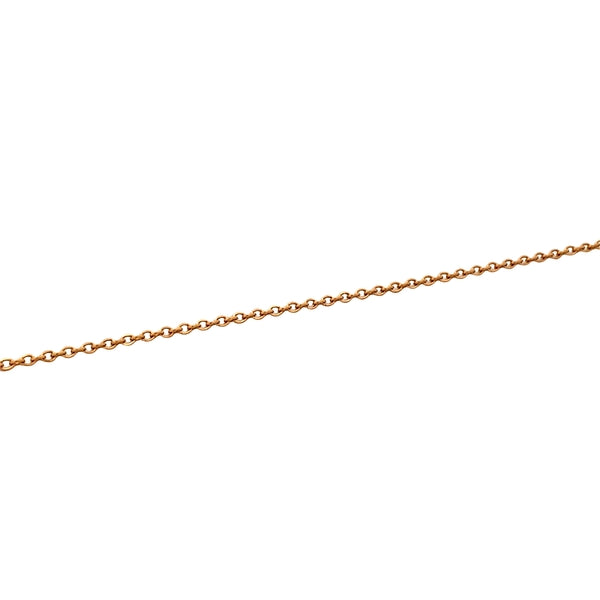 9ct Yellow Gold Diamond Cut Cable 70cm Chain