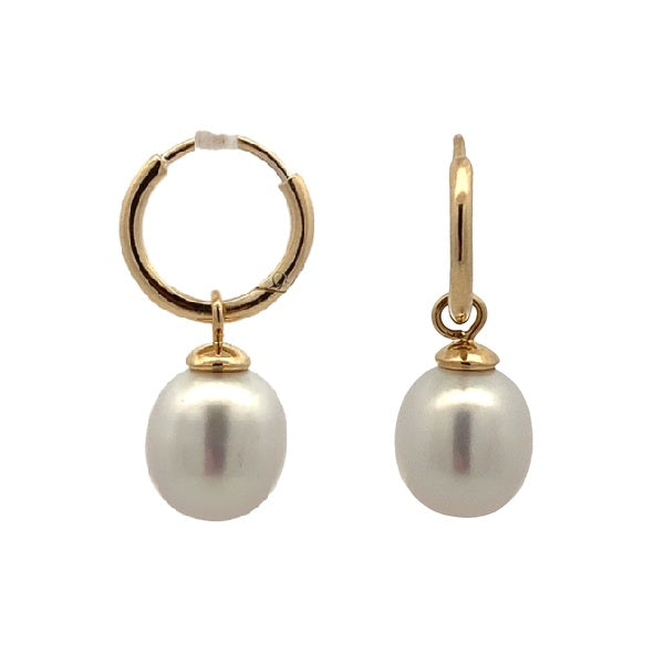 9ct Yellow Gold 13mm Hoops with FWP Enhancers