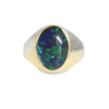 9ct Yellow Gold Gents 14x10mm Opal Triplet Ring