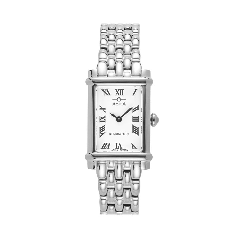 Adina Ladies Kensington 30m Tank Style Dress Watch Stainless Steel - CT130S1RB
