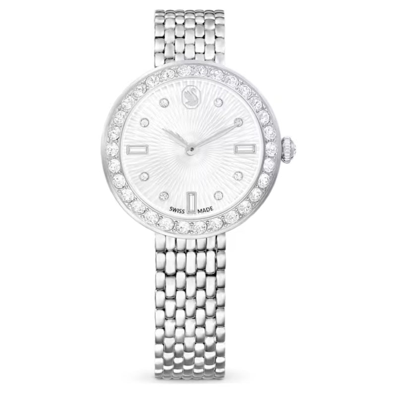 Swarovski Certa watch Swiss Made, Metal bracelet, Silver Tone, Stainless steel 5673022