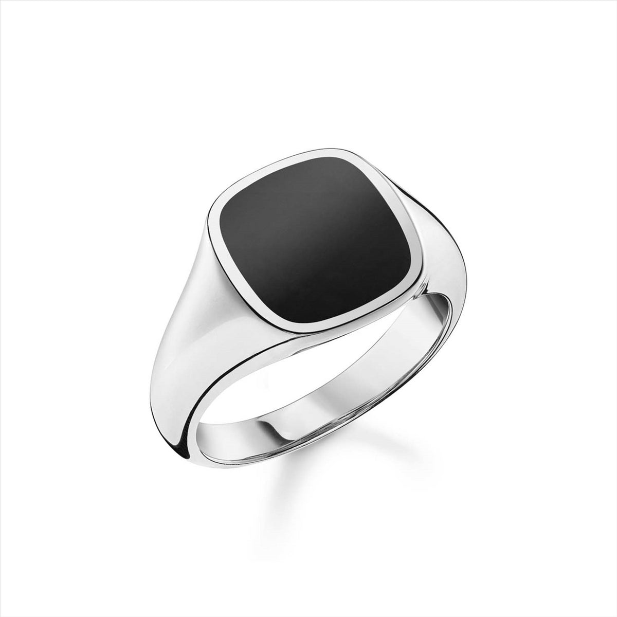 Thomas Sabo Ring "Classic" Rebel Onyx Square Signet Ring