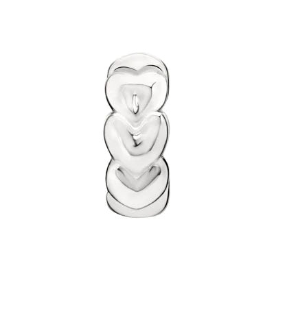 Candid Sterling Silver heart stopper ST0012