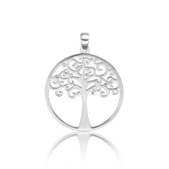 Sterling Silver Tree Of Life 22mm