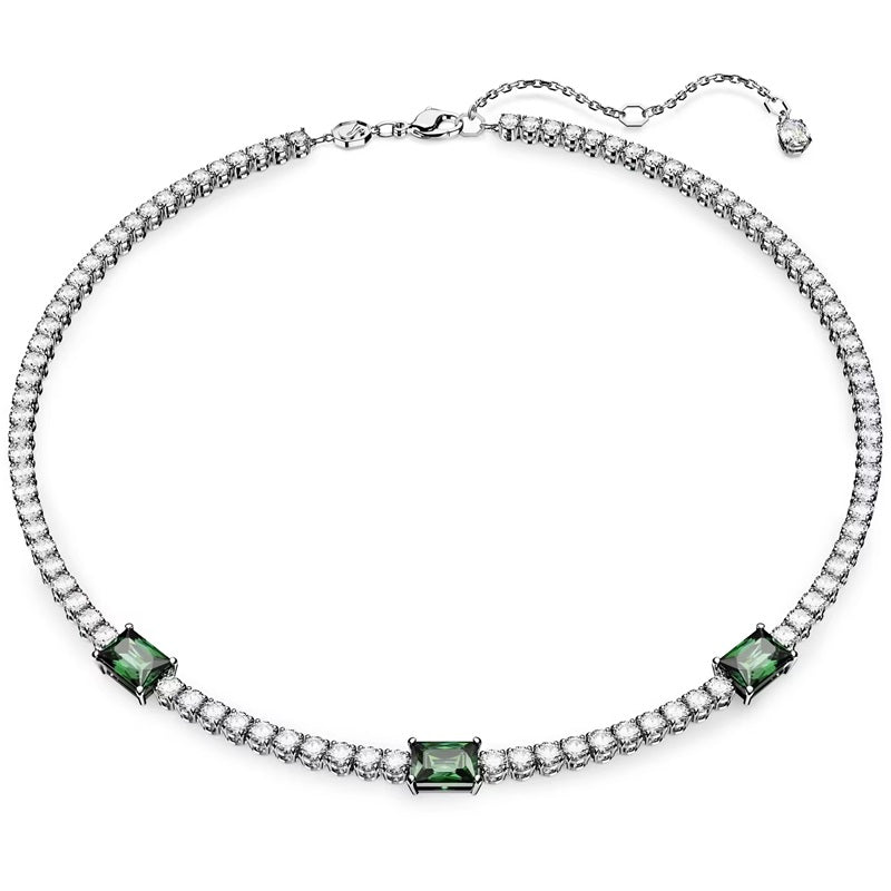 Swarovski Matrix GreenTennis necklacen5666168