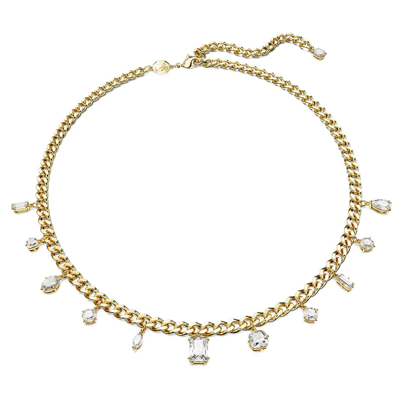 Swarovski Dextera Necklace Mixed Cuts White, Gold-tone plated 5663338