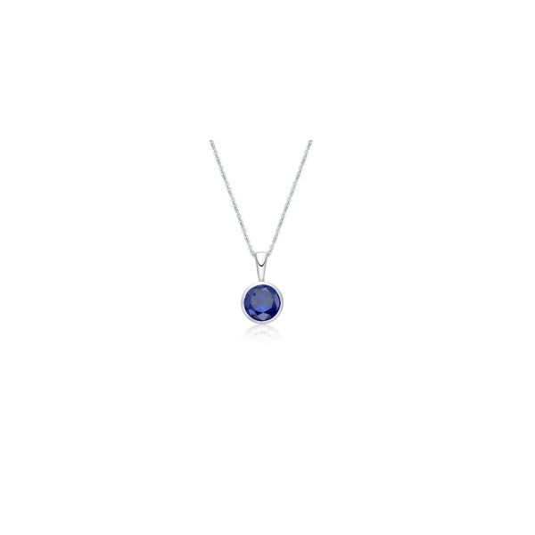 Parrys Jewellers February Birthstone Bezel Pendant