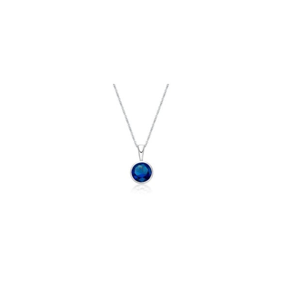 Parrys Jewellers September Birthstone Bezel Pendant