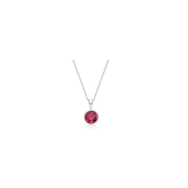 Parrys Jewellers July Birthstone Bezel Pendant