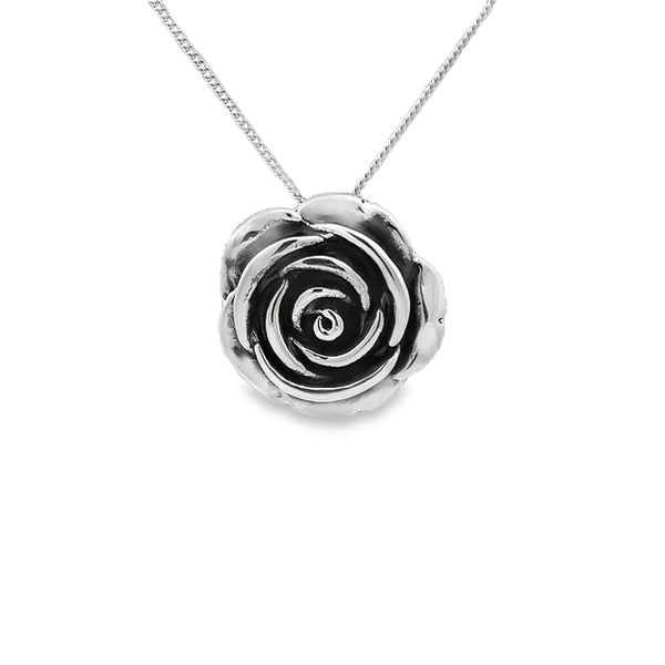 Sterling Silver Flower Pendant