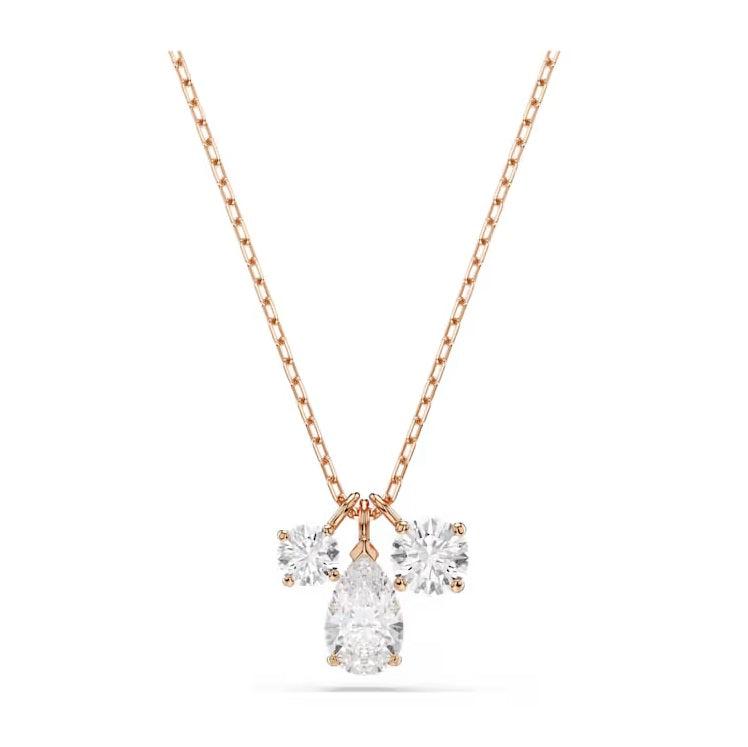 Swarovski Mesmera pendant Mixed cuts, White, Rose gold-tone plated 5734245