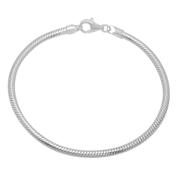 Parrys Jewellers Sterling Silver Babylink Bracelet 17cm